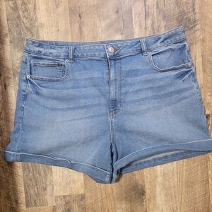 American Eagle Outfitters Denim Blue Jean Mom Shorts